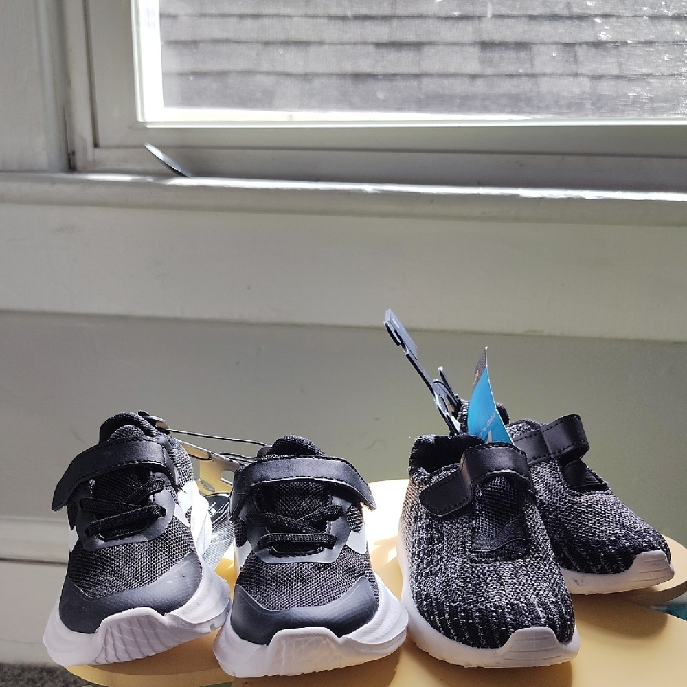 Kids Black Sneakers
